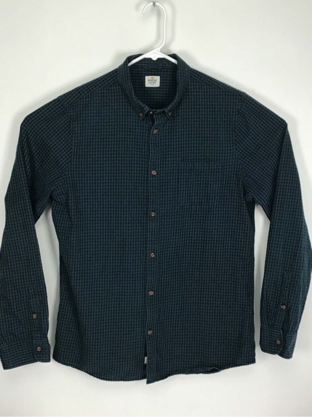 Marine Layer menβs long sleeve button down shirt large